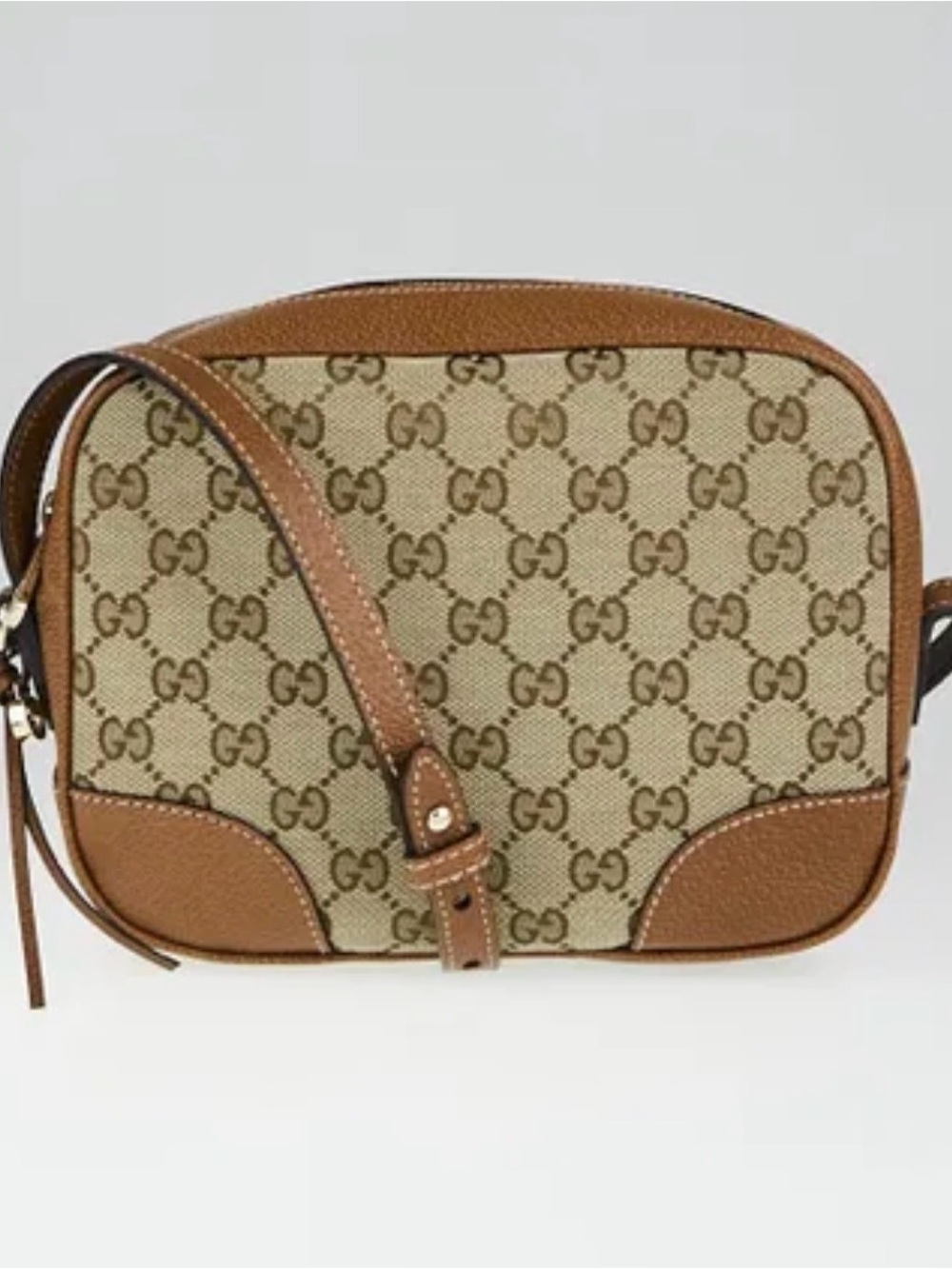 Gucci Bree Original GG Canvas Crossbody Camera Bag